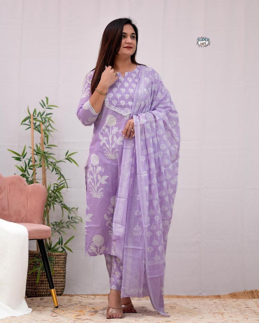 Kalaai Manul Work Cotton Printed Kurti With Bottom Dupatta Wholesale Shop In Surat